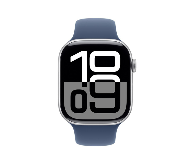 APPLE Watch 10 GPS + Cellular 46mm koperta z aluminium (srebrny) + pasek sportowy rozmiar S/M (denim) - 1278180 - zdjęcie 2